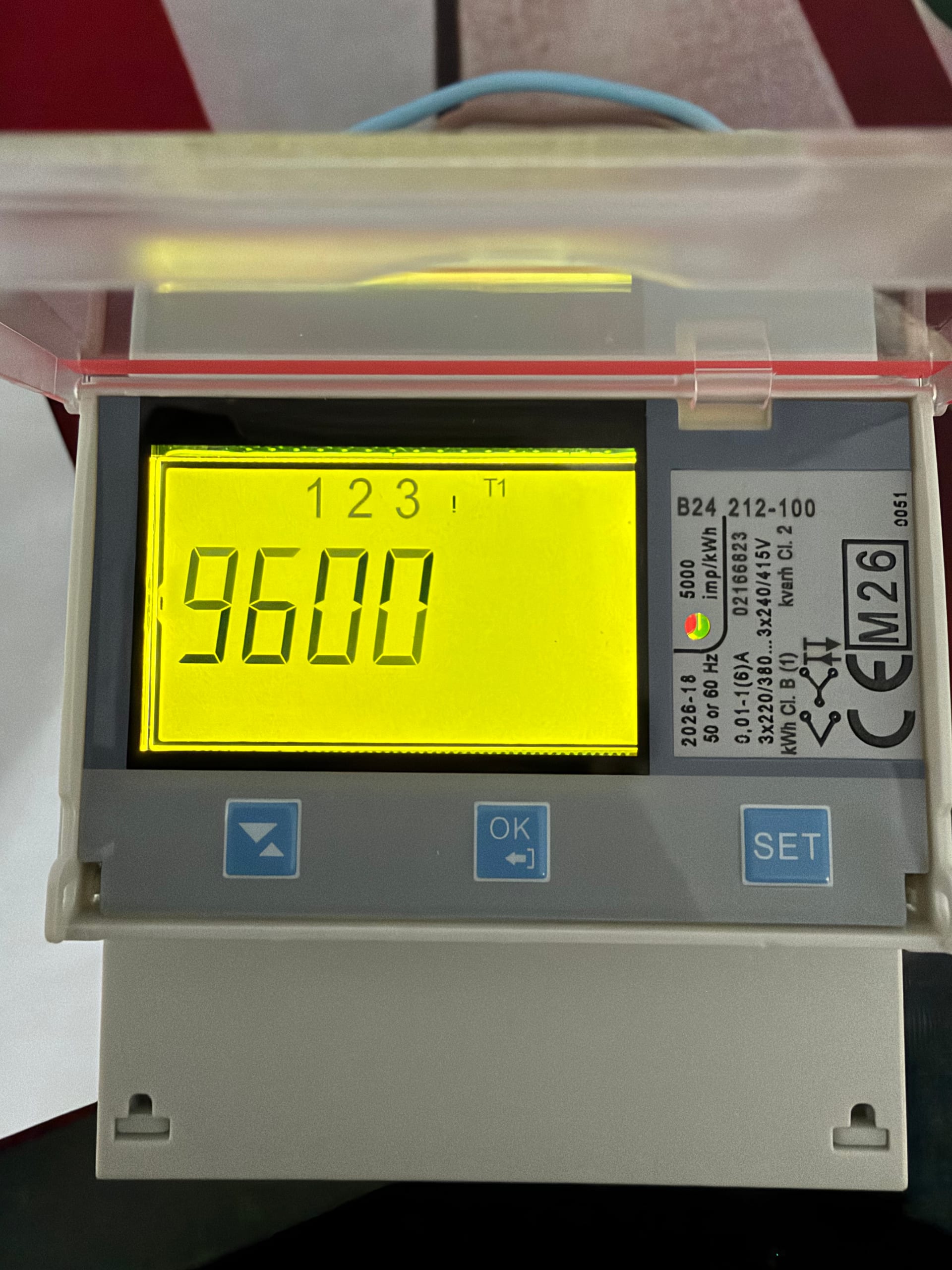 Displej — baud rate 9600